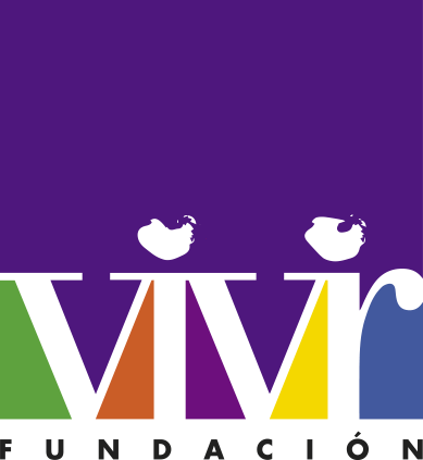 Fundacion VIVIR - Logo A Full Color MORADO